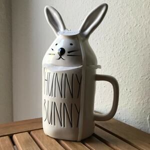 Rae Dunn Hunny Bunny Ceramic Cookie Canister